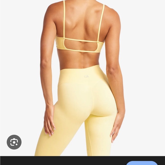 CSB Fade Ayla Crop Top & Scrunch Legging Set in Buttercup 💛✨ - Picture 3 of 5